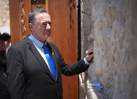 O ministro da Defesa israelita, Israel Katz.