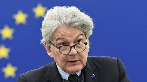 Thierry Breton foi comissário para o Mercado Interno no primeiro mandato de Ursula von der Leyen (2019-2024). 