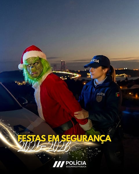 Imagem publicada nas redes sociais da PSP.