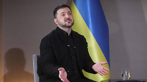 Volodymyr Zelensky, presidente da Ucrânia. 