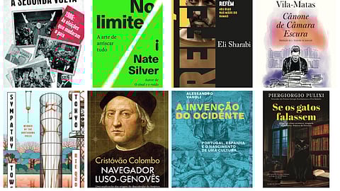 As novas capas dos livros que vão chegar às livrarias portuguesas.