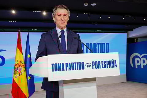 Conferência de imprensa de Alberto Núñez Feijóo com o balanço de 2025.