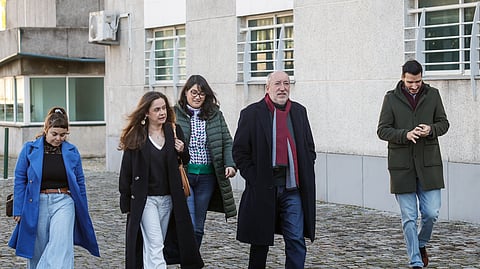 António Filipe à chegada à Casa do Artista