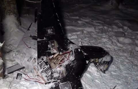 Imagem do vídeo divulgado pelo Ministério da Defesa russo.