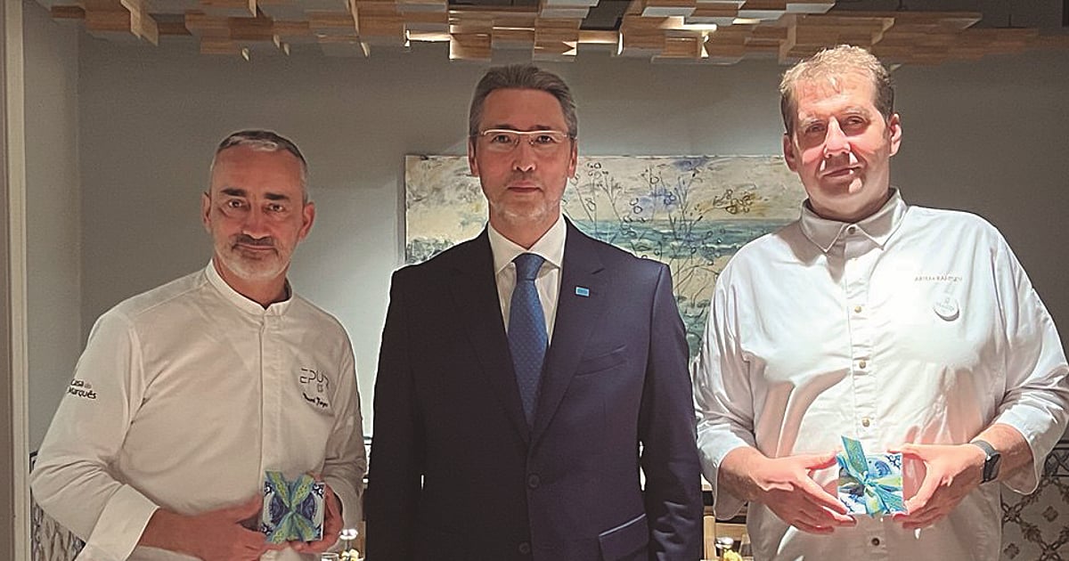 When the steppe meets the ocean at the table