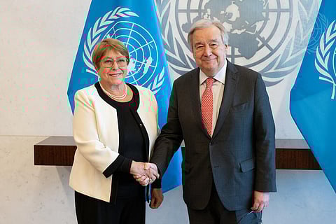 A chilena Michelle Bachelet é uma das candidatas a suceder a António Guterres.