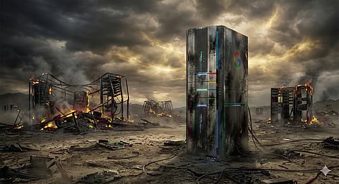 Num possível cenário de um estoiro da “Bolha de IA” em 2026, a Alphabet (Google) está numa posição única de ser o último sobrevivente. Sairá chamuscada, mas todas as outras ficarão esturricadas.