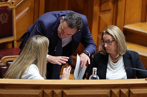 Luís Montenegro (primeiro-ministro) e Rosário Palma Ramalho (ministra do Trabalho).