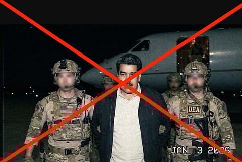 Captura de Nicolás Maduro assinalada nas redes com fotos falsas e vídeos de arquivo