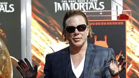 Mickey Rourke, 73 anos.