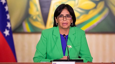 Delcy Rodríguez, presidente interina da Venezuela