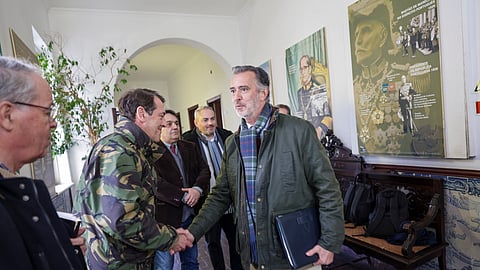 O candidato presidencial João Cotrim Figueiredo