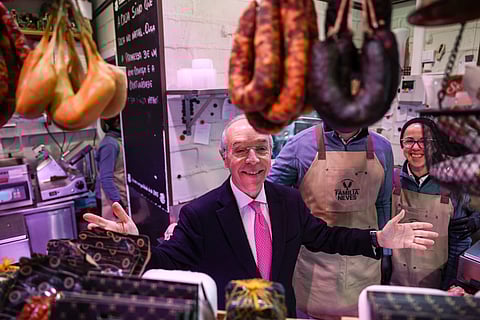 Marques Mendes visitou o Mercado do Livramento, em Setúbal.