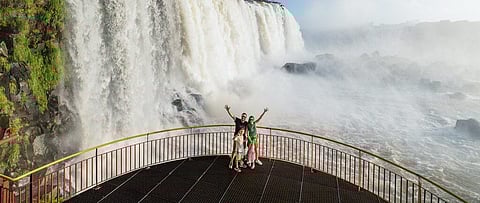 Registo nas Cataratas do Iguaçu, estado do Paraná.