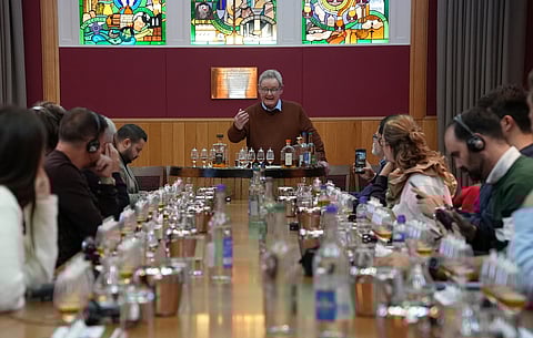 Hamish Torrie foi embaixador da marca durante quase 30 anos e conduziu a prova vertical de  James Martins em Edimburgo, em dezembro de 2025