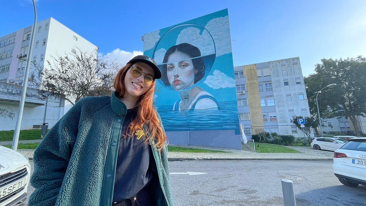 "Brazil is very strong in urban art," says Portuguese artist competing for the best street art in the world