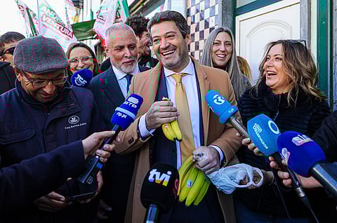 Figuras do grupo parlamentar do Chega, como Cristina Rodrigues e Marta Silva, juntaram-se à arruada de André Ventura.