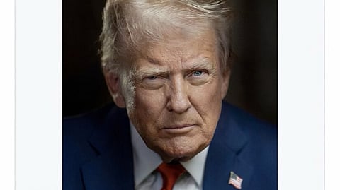 Trump apresenta-se como presidente interino da Venezuela em imagem partilhada nas redes sociais