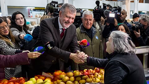 Gouveia e Melo em campanha eleitoral.