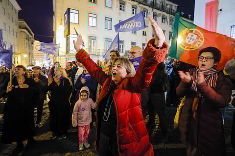 Catarina Martins fez arruada em Lisboa.