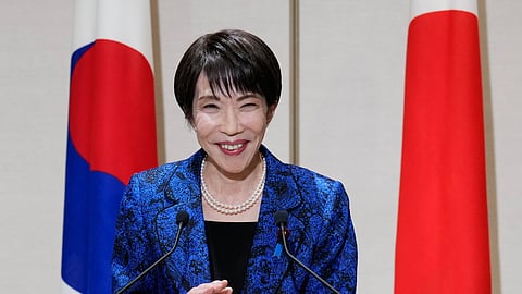 Sanae Takaichi é a primeira mulher a liderar um governo no Japão.