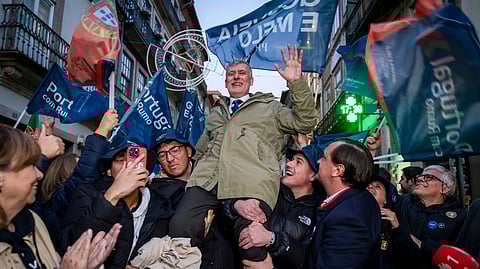 Gouveia e Melo numa arruada no Porto