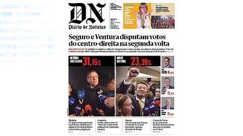 Leia aqui o DN desta segunda-feira, 19 de janeiro