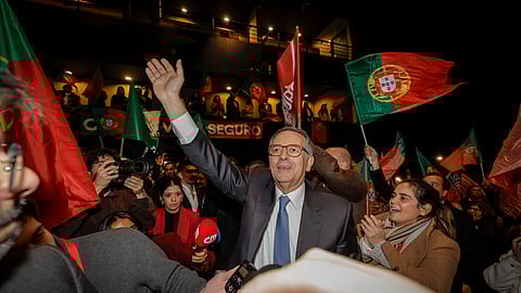 António José Seguro, candidato apoiado pelo PS, 