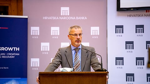 Boris Vujčić, governador do banco central da Croácia e escolhido para vice-presidente do BCE.