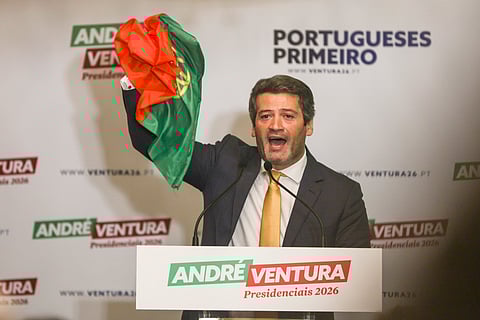 André Ventura recebeu 23,52% dos votos na primeira volta.