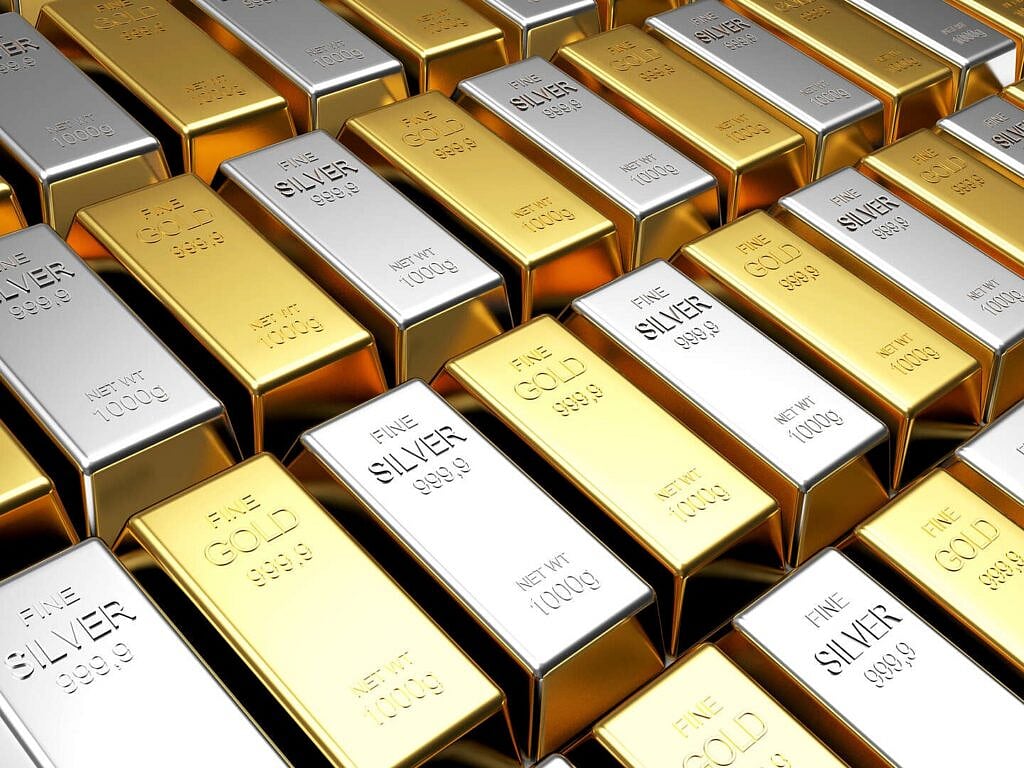 Gold and silver fall sharply, wiping out gains from an otherwise positive week