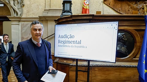 O ministro da Educação, Fernando Alexandre