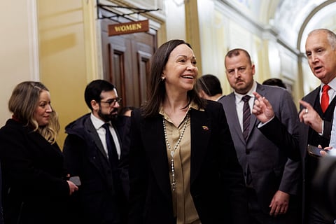 María Corina Machado aponta como principal objetivo "regressar à Venezuela"
