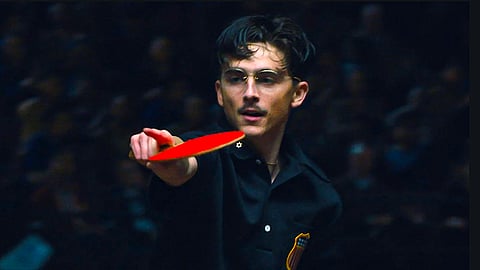Timothée Chalamet: o pingue-pongue é um estado de alma.