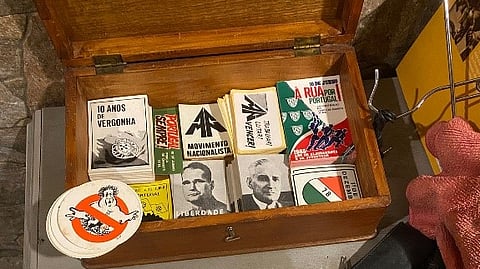 Algum do material apreendido aos suspeitos na operação Irmadade da PJ