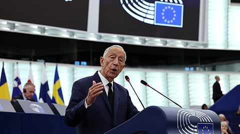 Marcelo Rebelo de Sousa no Parlamento Europeu