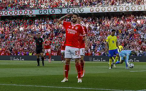 Rafa Silva contabiliza 94 golos em 326 jogos de águia ao peito.