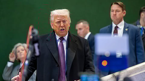 Donald Trump em Davos.