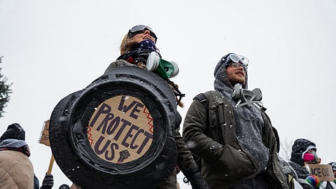 Minneapolis tem sido palco de protestos anti-ICE. 