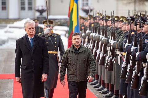 Zelensky está na Lituânia