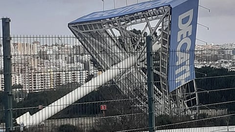 Efeitos do mau tempo em Almada