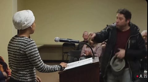 O momento depois do ataque.