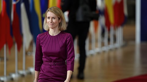 Kaja Kallas reconheceu que a Europa jánão é o centro da gravidade dos EUA.