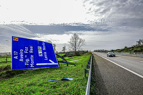 O efeito do vento junto à A17