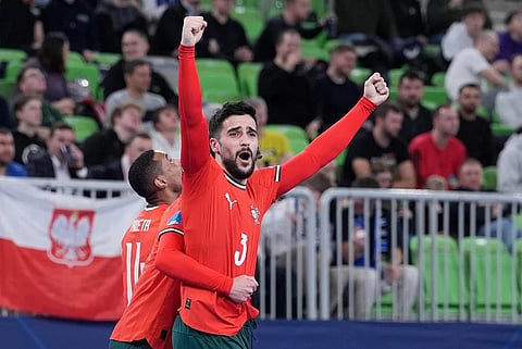 Europeu de futsal. Portugal vence Polónia e faz pleno de triunfos no grupo