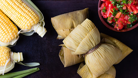 A comida é um dos destaques da Feira Latino Americana.