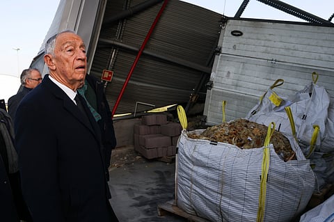 Marcelo Rebelo de Sousa visitou este sábado a Figueira da Foz e outras zonas afetadas.