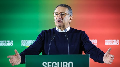 António José Seguro em Felgueiras, no dia 31 de janeiro de 2026.