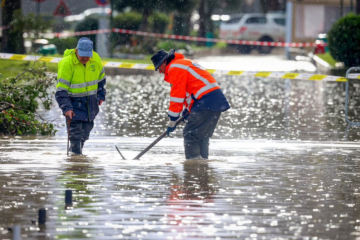 Alcácer do Sal's town centre flooded again — a 'more complex situation' expected this afternoon