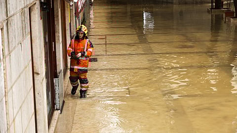 Chuva, chuva e mais chuva. As imagens do mau tempo na região da grande Lisboa